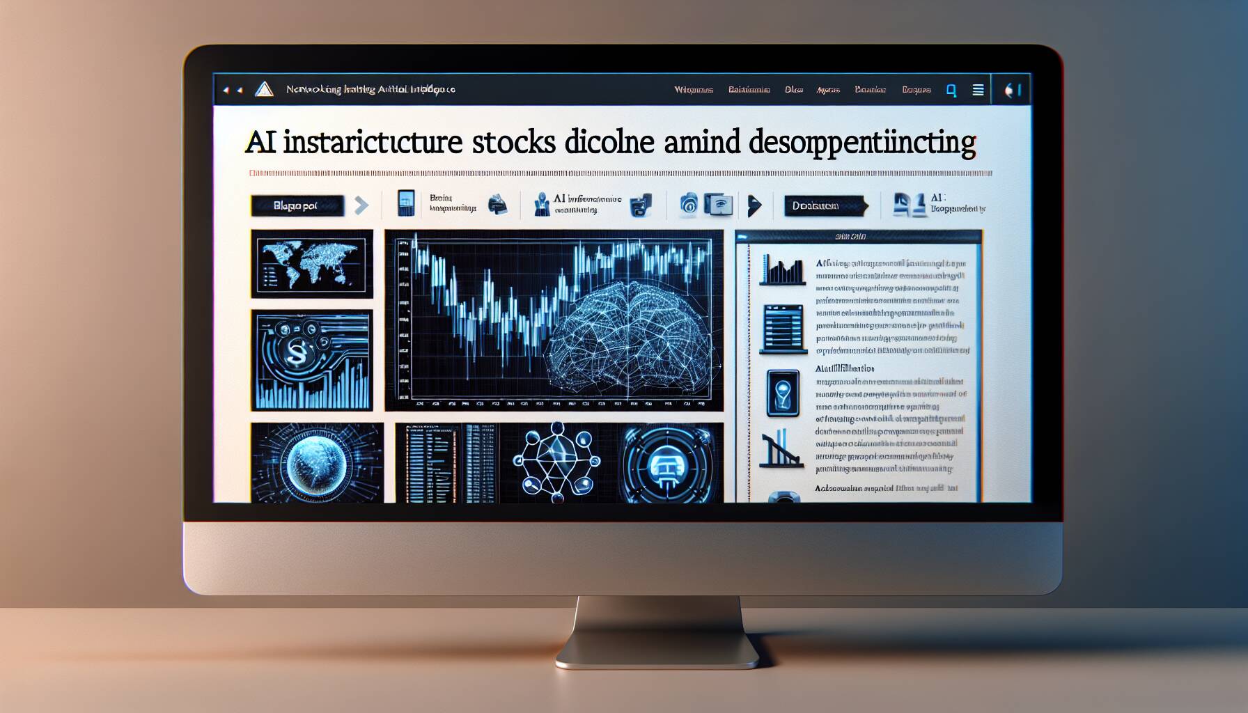 AI infrastructure stocks decline amid AMD's disappointing results