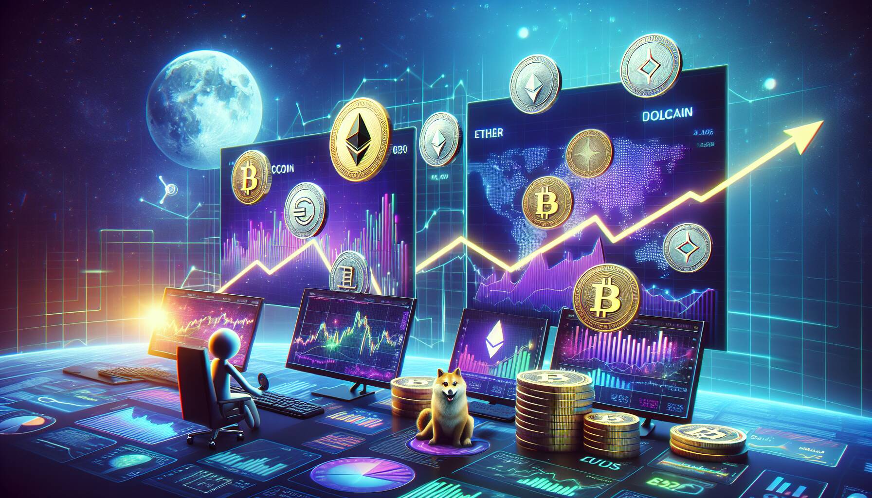Altcoins surge as Ether, Solana, and Dogecoin gain momentum