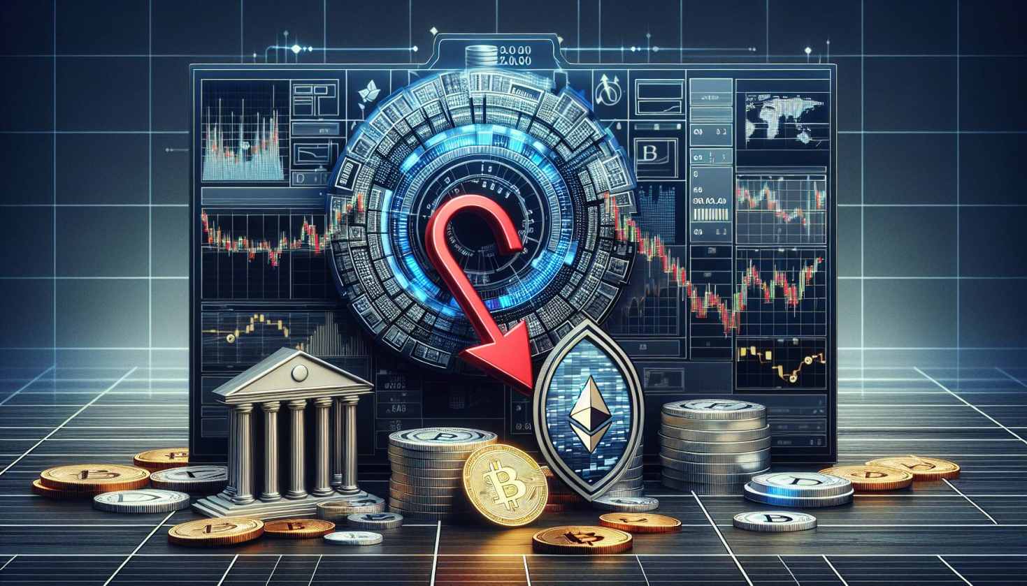 Bank's strategic put option position in cryptocurrency market