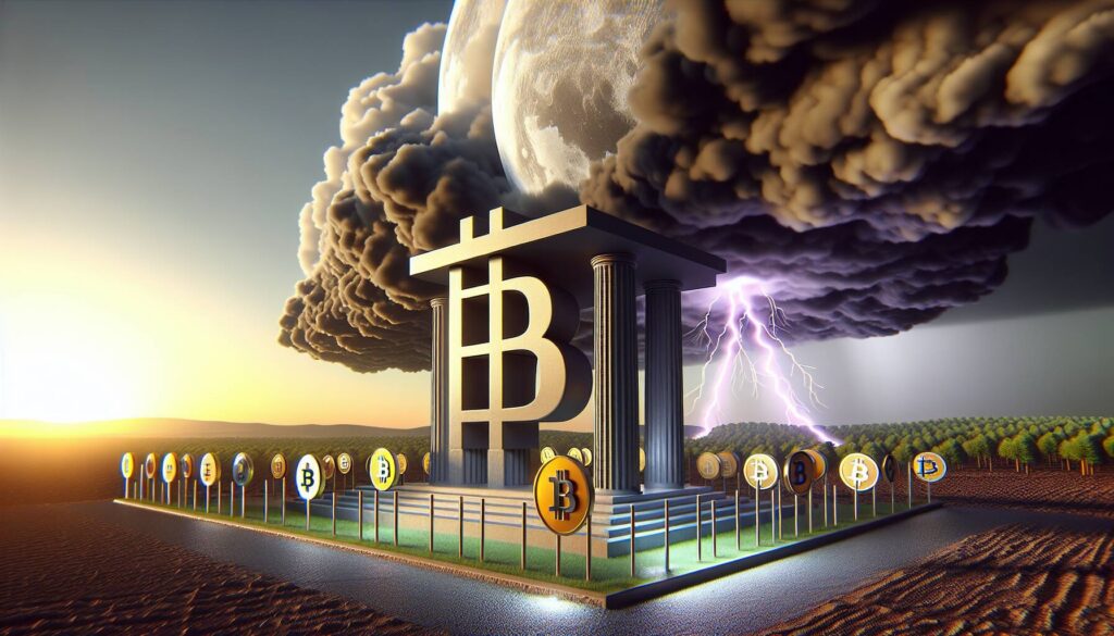 Bitcoin stability contrasts with altcoin volatility