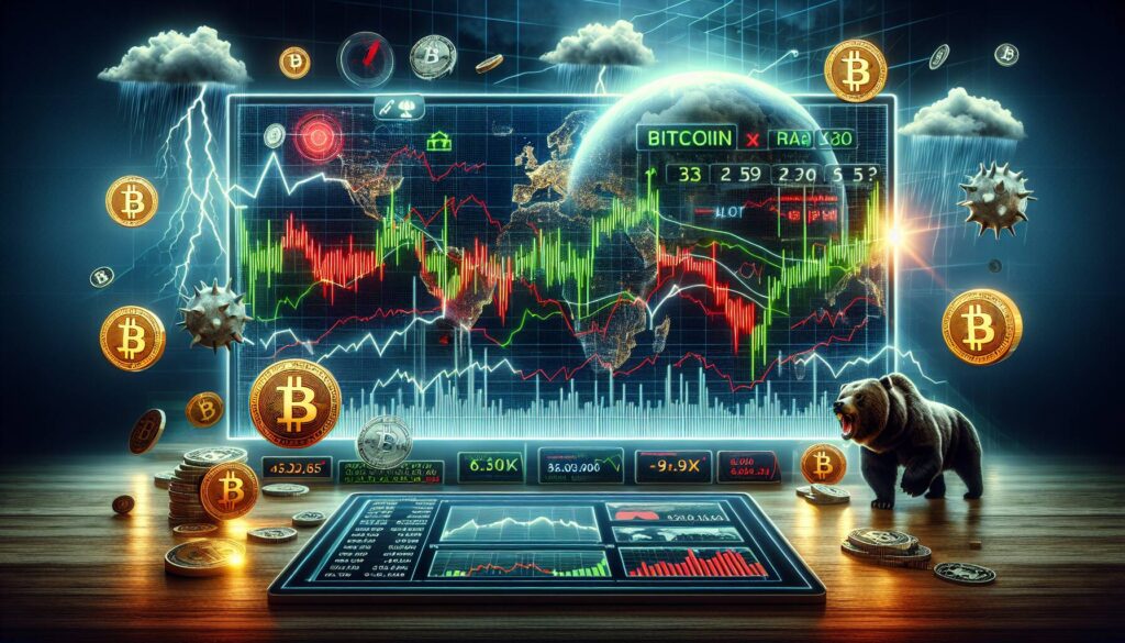 Bitcoin's volatile trading patterns and market challenges
