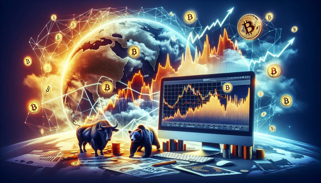 Bitcoin's volatility amid shifting market sentiments