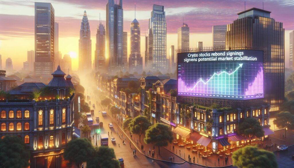 Crypto stocks rebound signals potential market stabilization