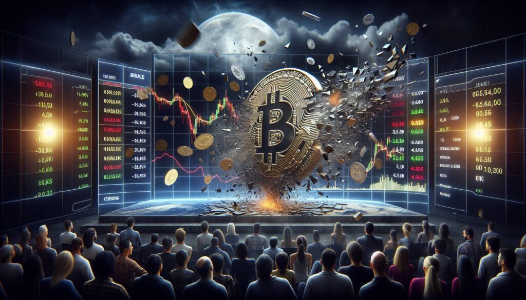 Cryptocurrency market experiences dramatic flash crash