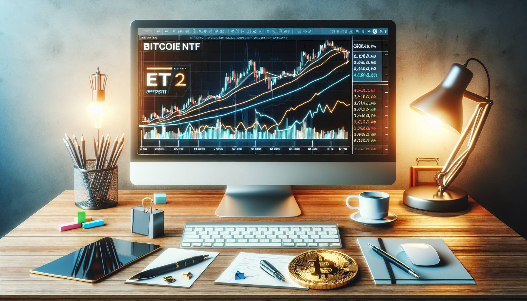 Divergence of Bitcoin ETF assets and spot price