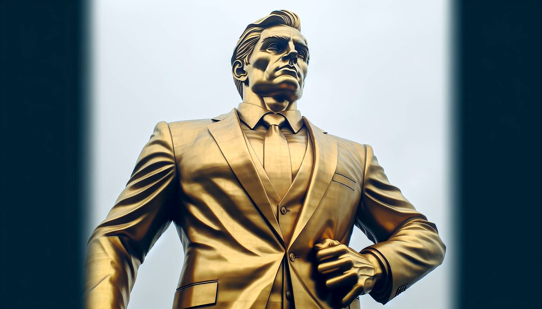 Don Colossus, a Golden Statue of President Trump, Awaits Its Home