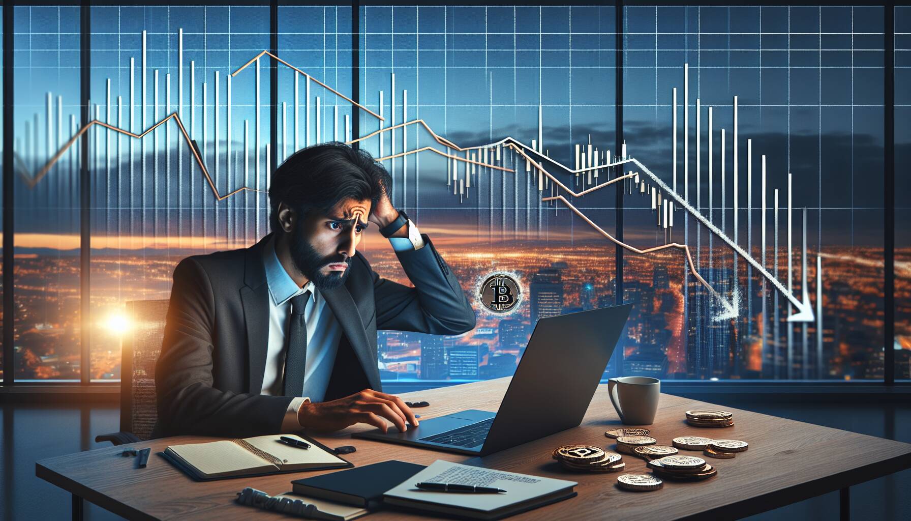 Earnings struggles and crypto optimism