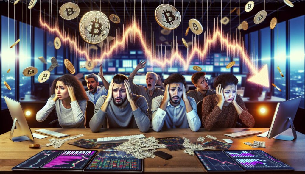 Emotional impact of Bitcoin's market downturn