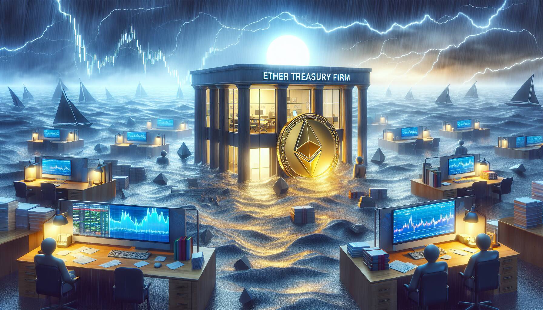Ether treasury firm shows resilience despite financial losses