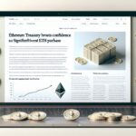 Ethereum treasury firm boosts confidence with significant ETH purchase