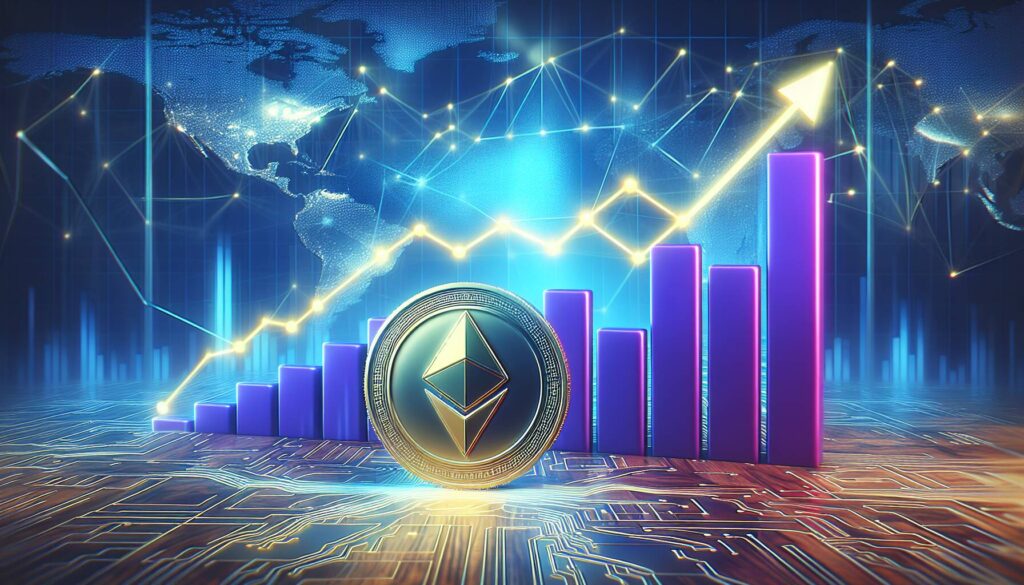 Ether's price decline amid blockchain growth