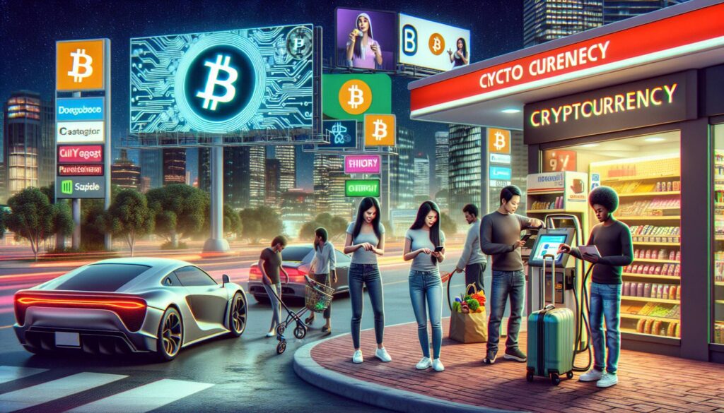 Growing integration of cryptocurrency into daily life