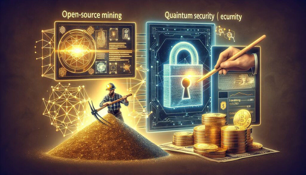 Innovations in cryptocurrency: open-source mining, quantum security, and XRP lending