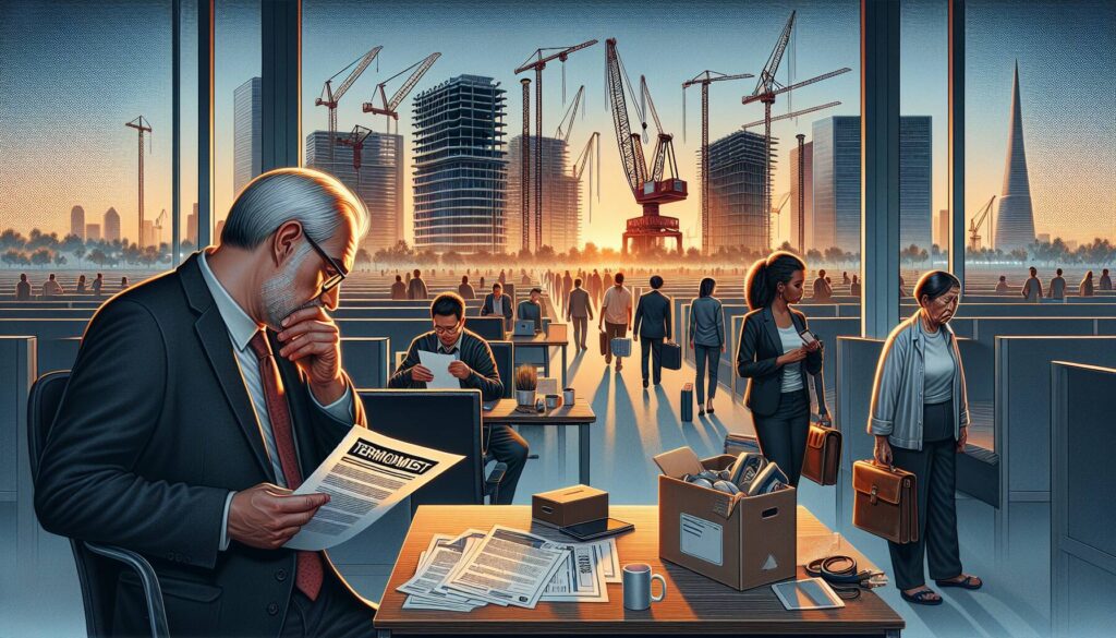 Job losses amid industry restructuring