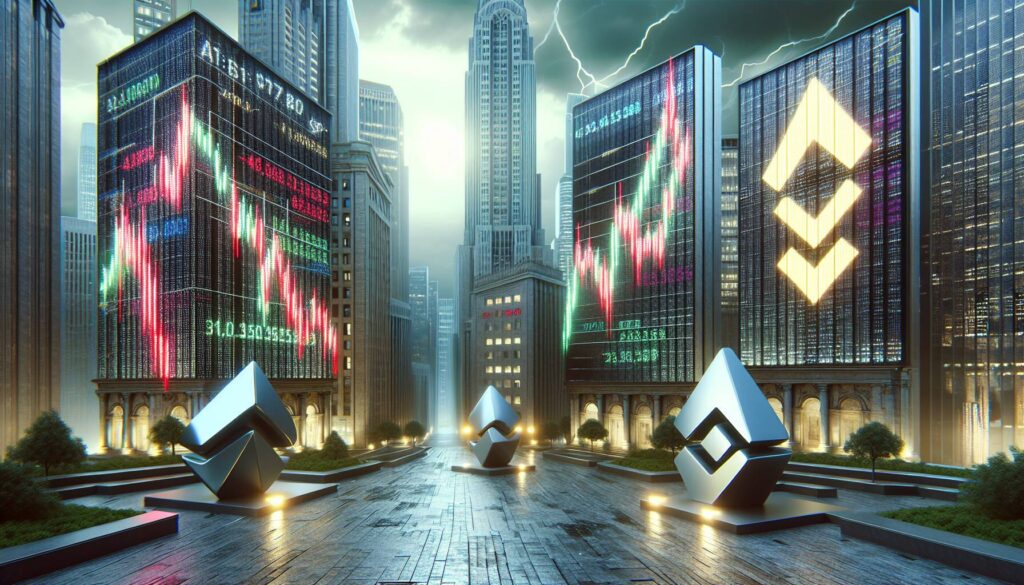 Market declines in Aptos and Binance Coin signal volatility