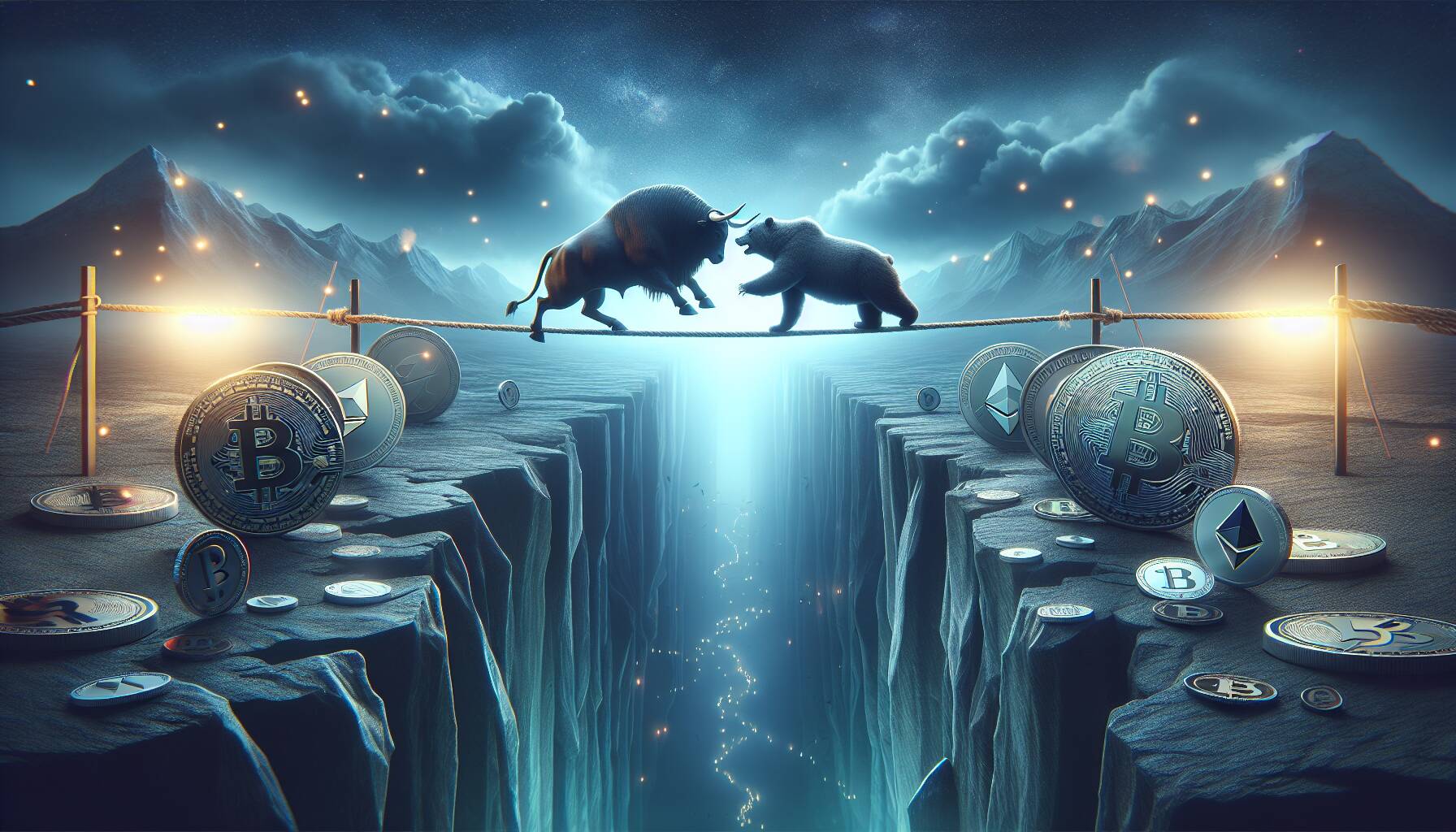 Market recalibration amidst cryptocurrency sell-off