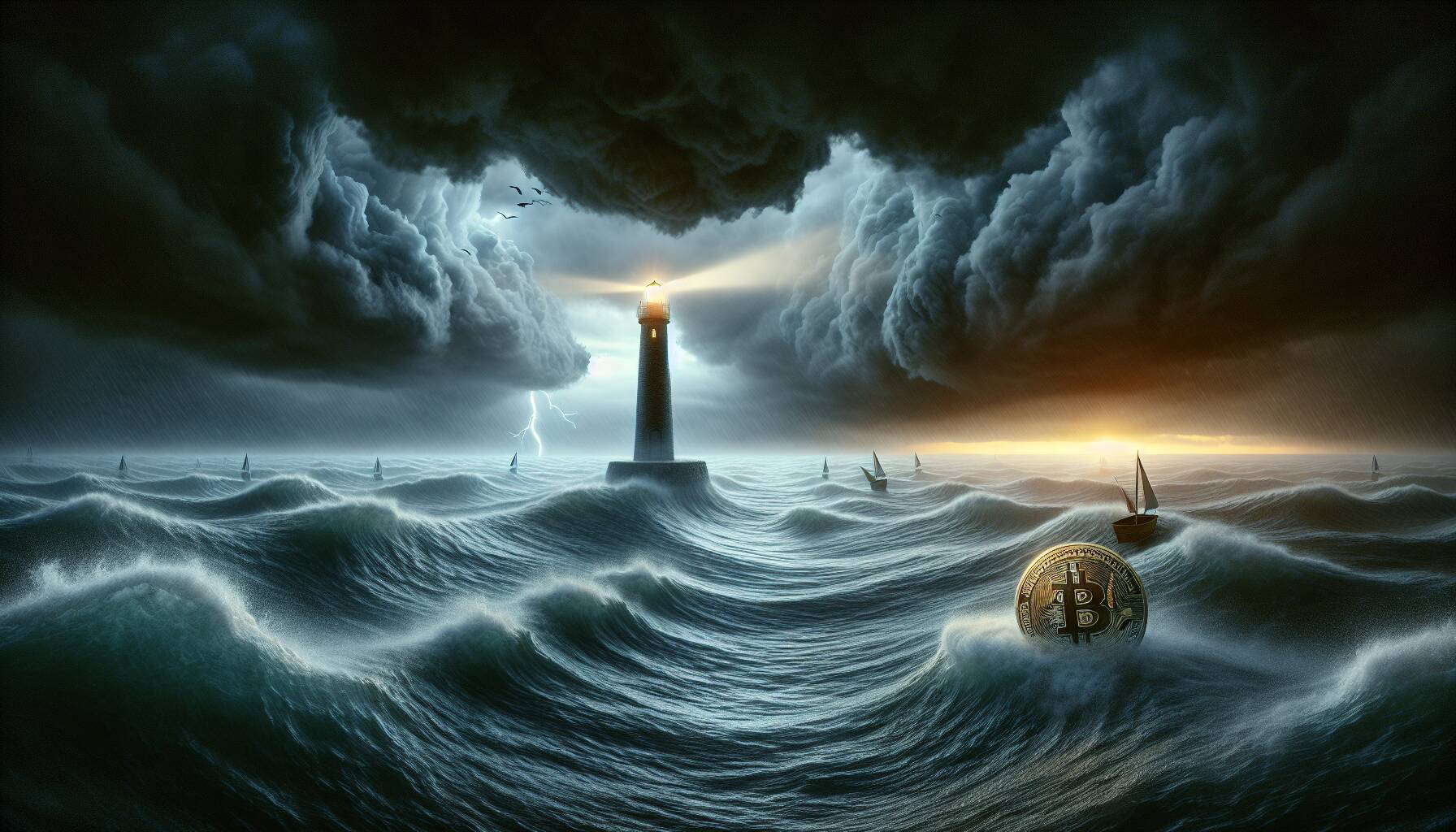 Market turbulence and bitcoin's potential as a hedge against instability