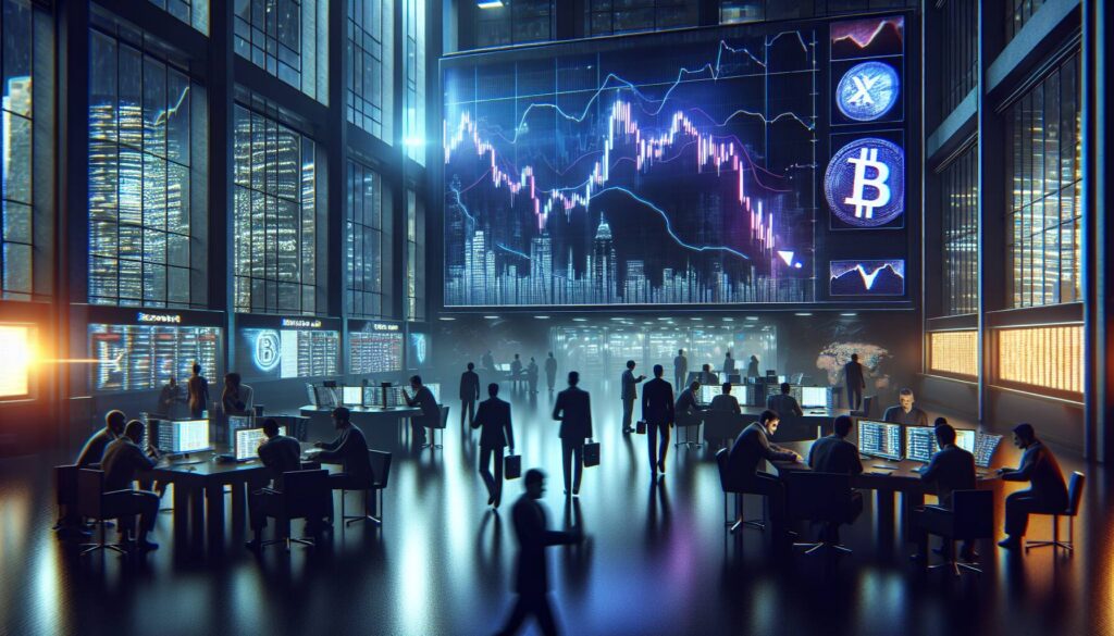 Market turmoil fueled by Bitcoin's decline ahead of earnings