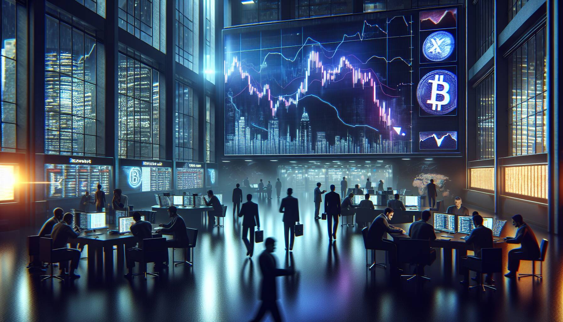 Market turmoil fueled by Bitcoin's decline ahead of earnings