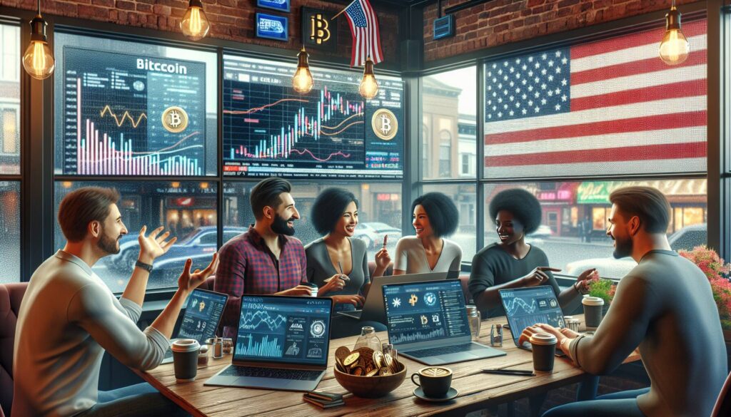 Surge in cryptocurrency interest in the U.S.