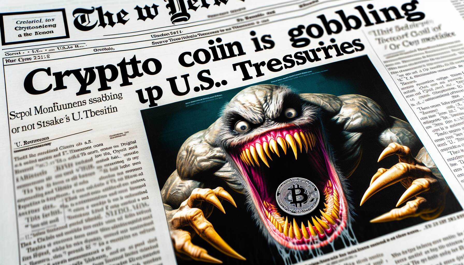 A Crypto Coin Is Gobbling Up U.S. Treasuries - The New York Times