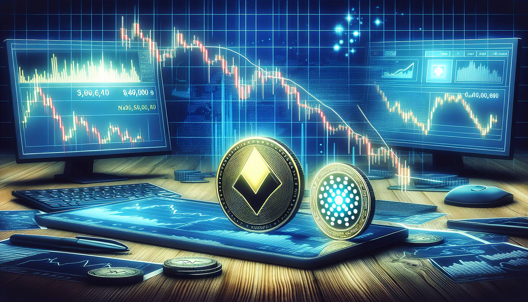 Aave and Cardano face market declines