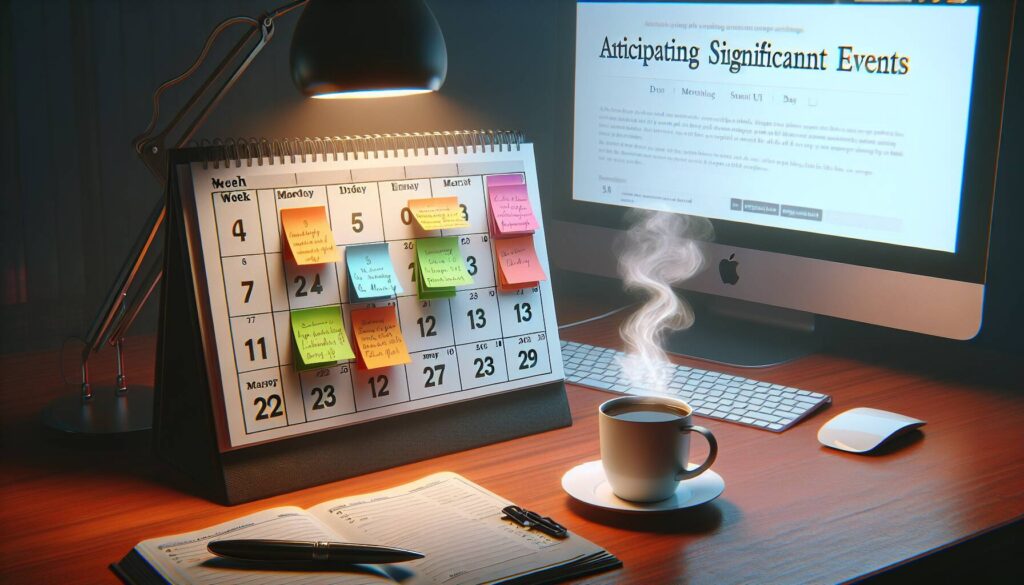 Anticipating significant events in the week starting March 9