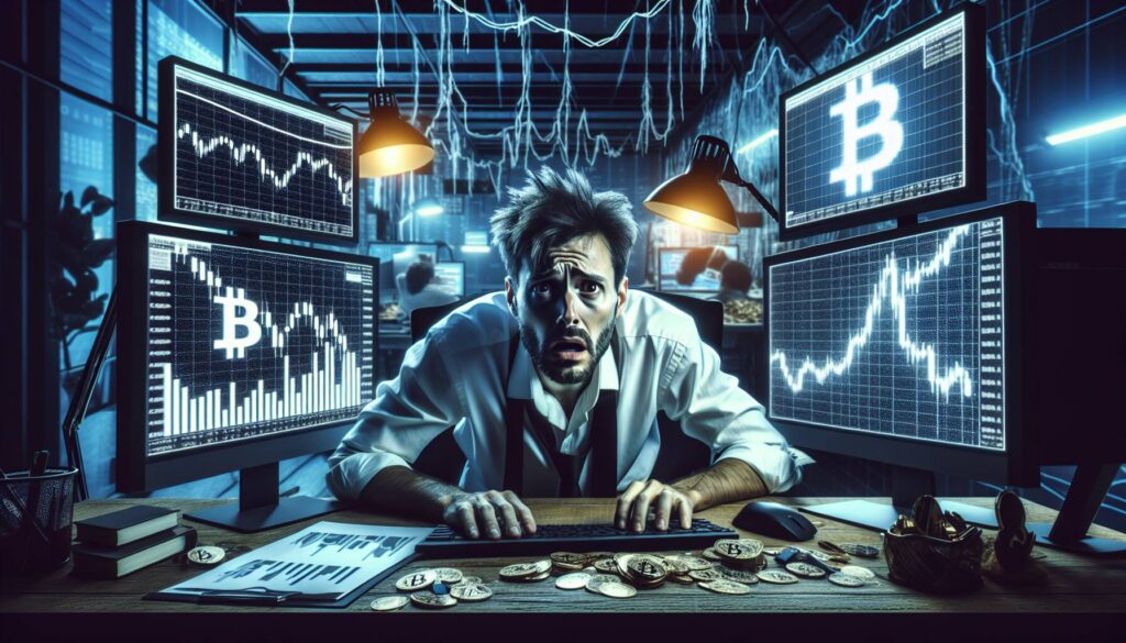 Bitcoin trading losses signal heightened market stress