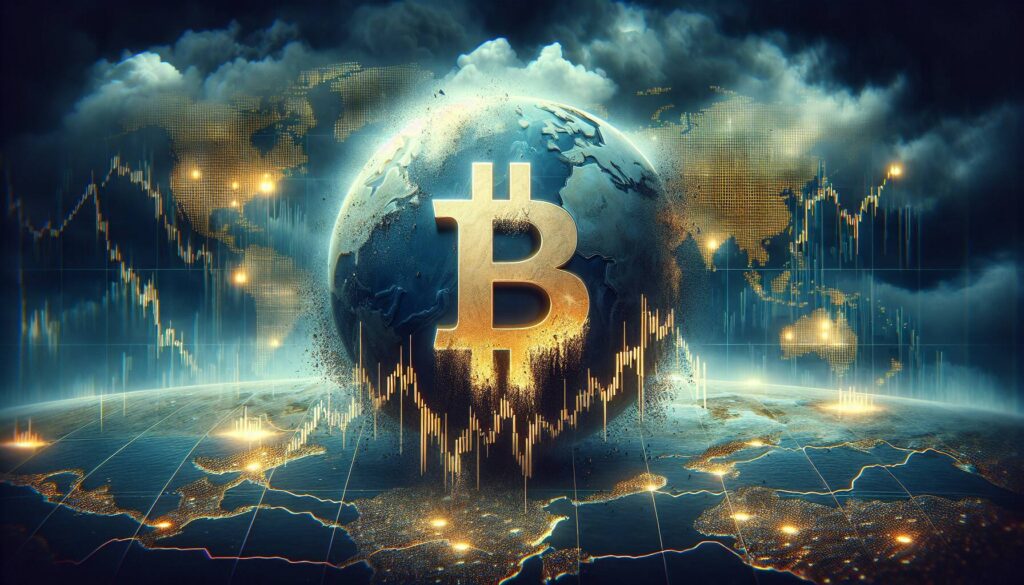 Bitcoin's fading rally amid global uncertainty