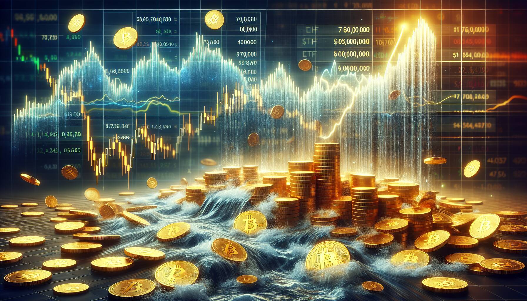 Bitcoin's struggle with ETF inflows and the $70,000 mark