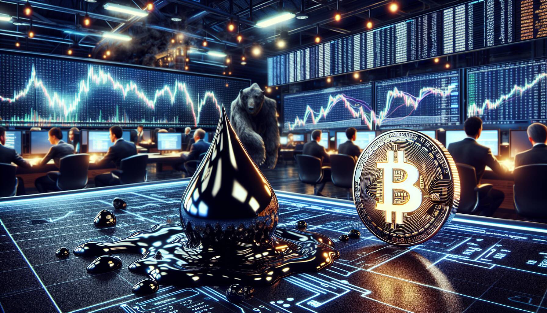 Crude oil price volatility and its effects on cryptocurrency