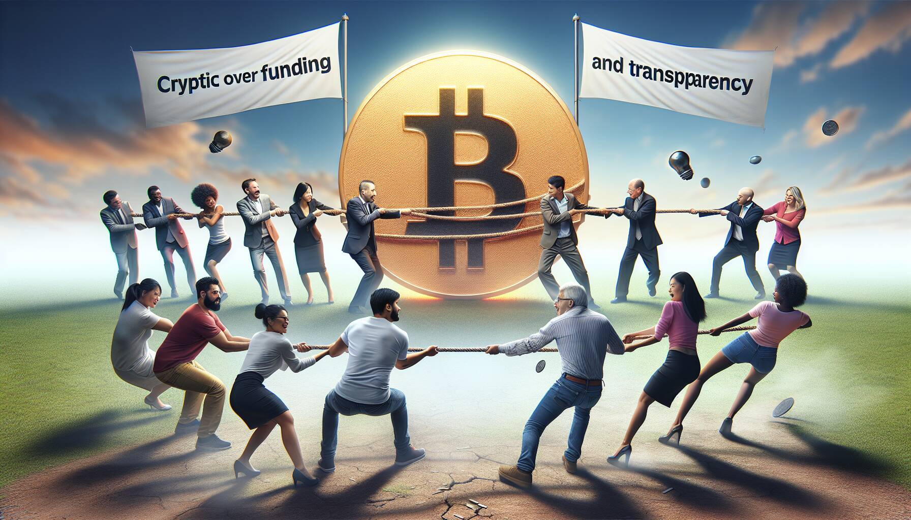 Crypto conflict over funding and transparency