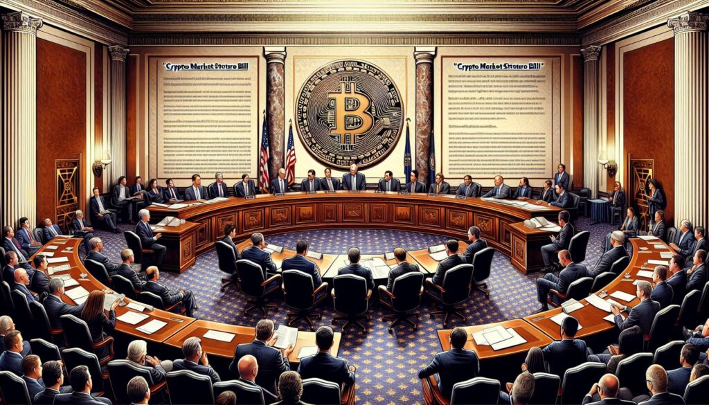 Crypto market structure bill gains momentum for Senate hearing
