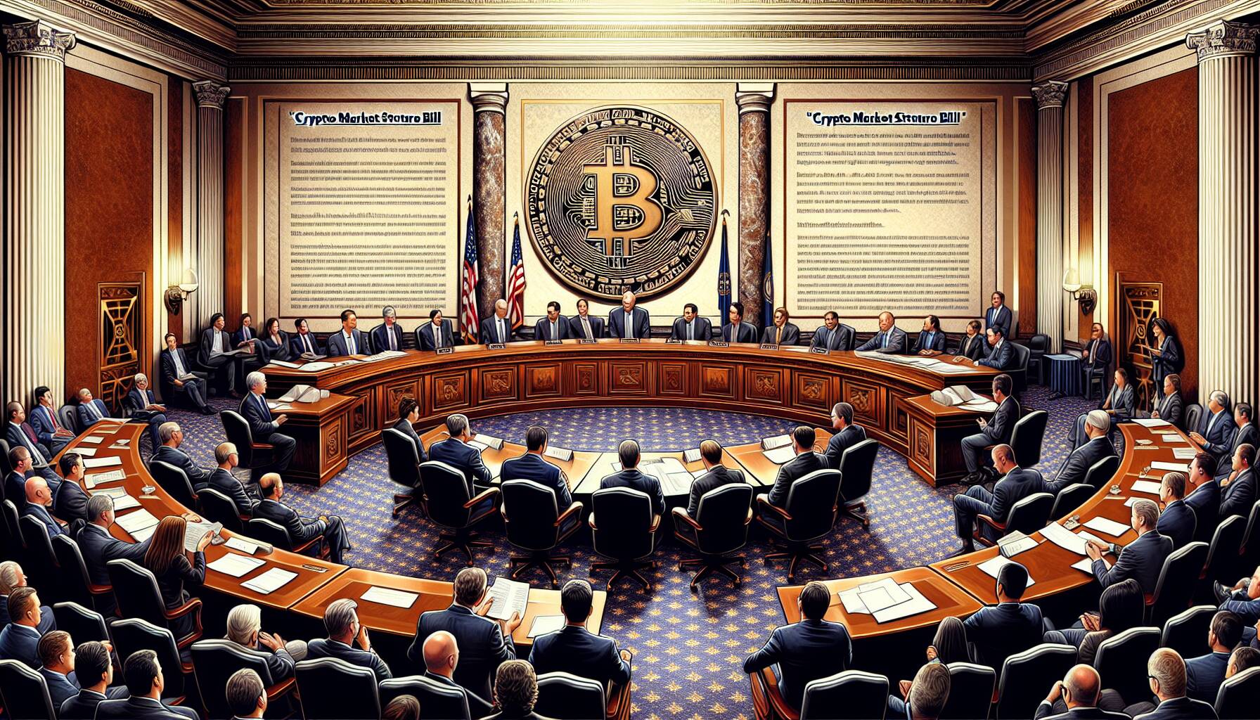 Crypto market structure bill gains momentum for Senate hearing