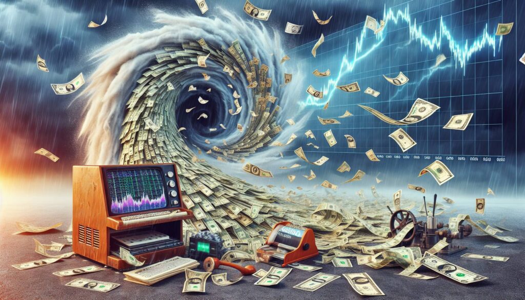 Decline of dollar-linked token holdings amidst currency volatility