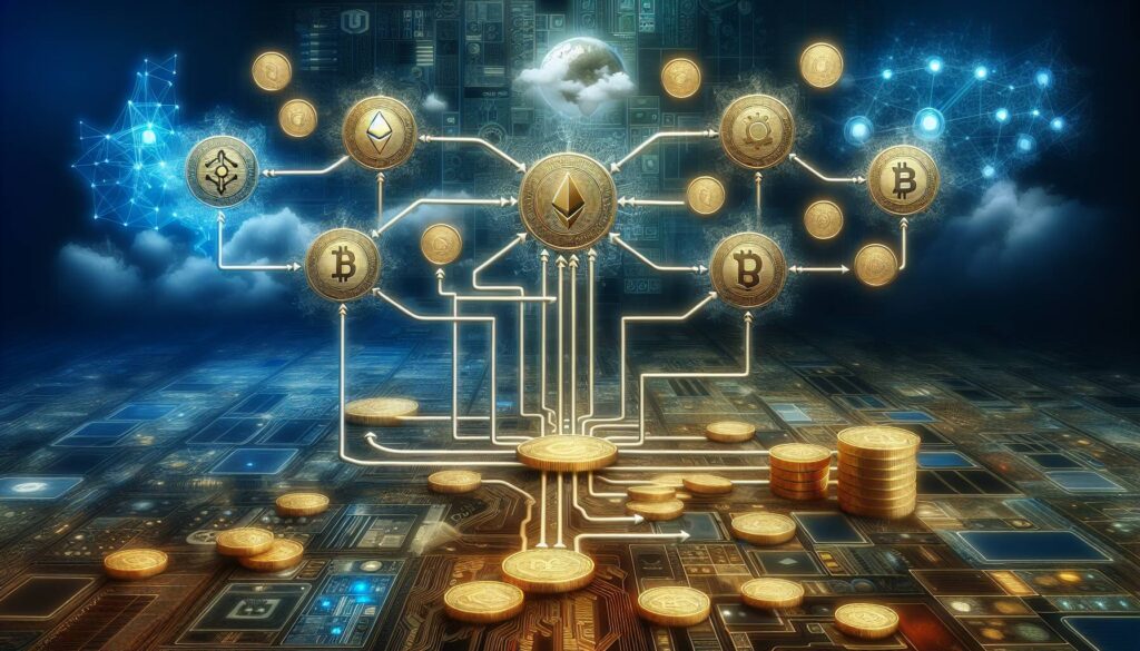 Divergence in cryptocurrency ecosystems