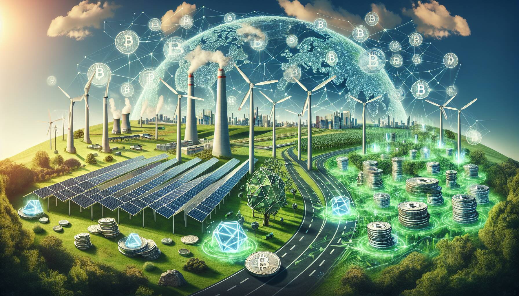 Eco-friendly transformations in cryptocurrency and energy sectors