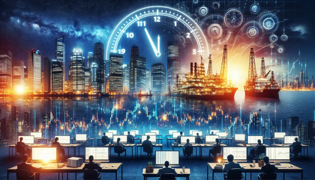 Emergence of round-the-clock oil trading