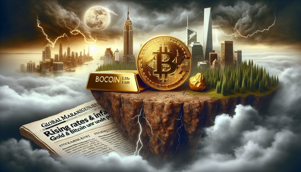 Gold and bitcoin face challenges from rising rates and inflation
