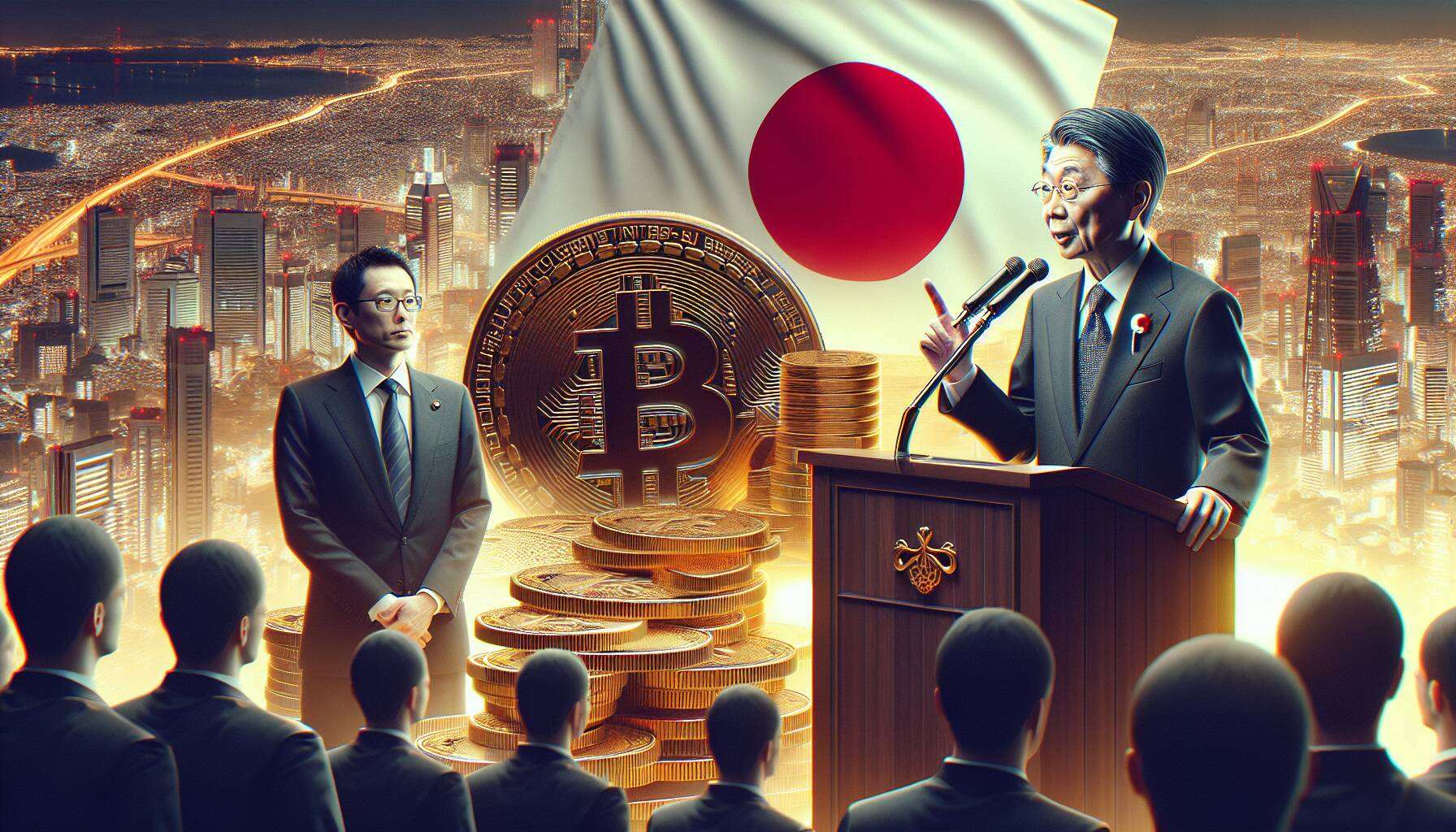 Japan's prime minister comments on volatile Solana meme token
