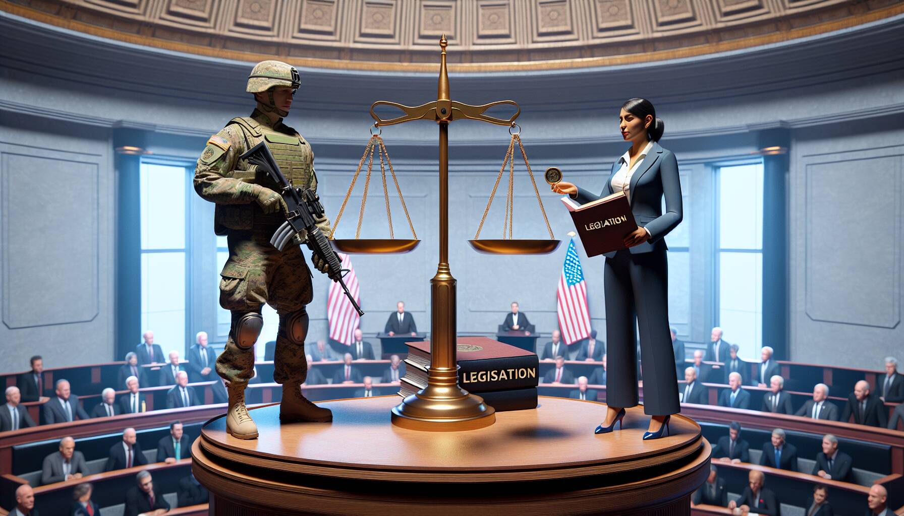 Legislative initiative on military engagement and market integrity
