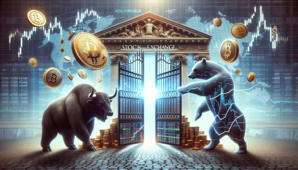 Market shifts in crypto and stocks driven by easing tensions