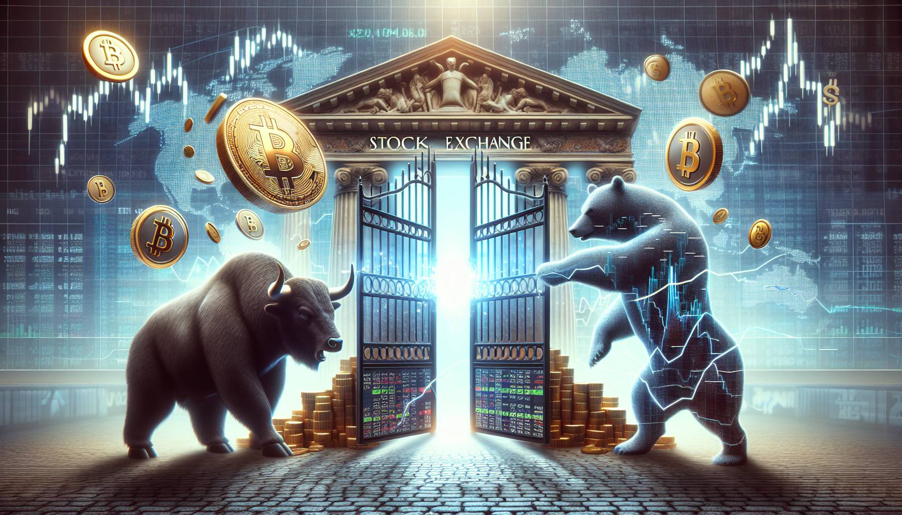 Market shifts in crypto and stocks driven by easing tensions