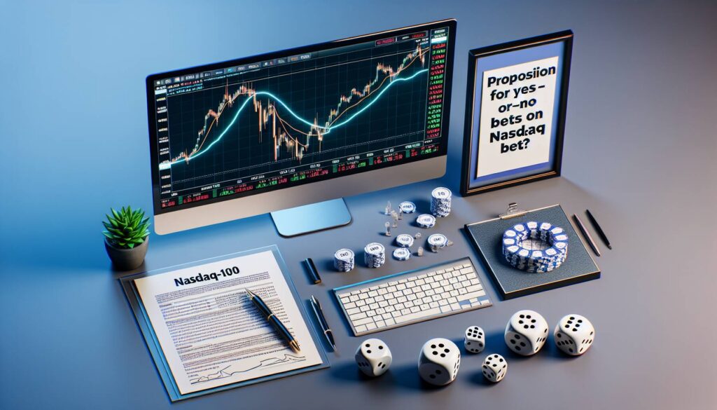 Proposal for yes-or-no bets on Nasdaq-100