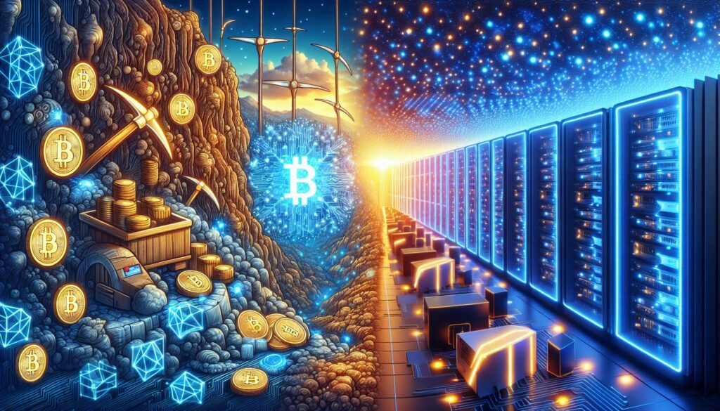 Strategic shift from bitcoin mining to AI data centers