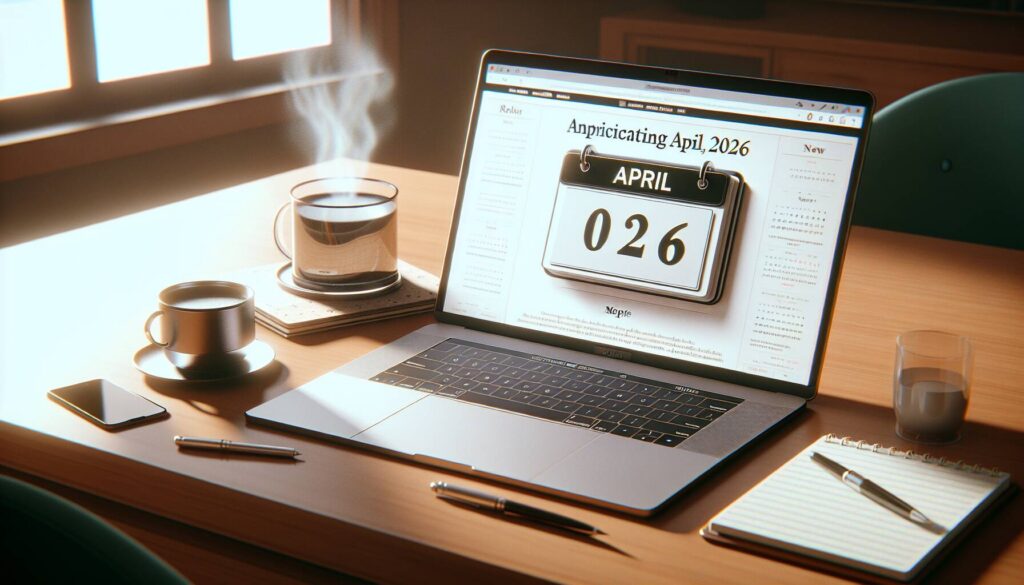 Anticipating April 3, 2026