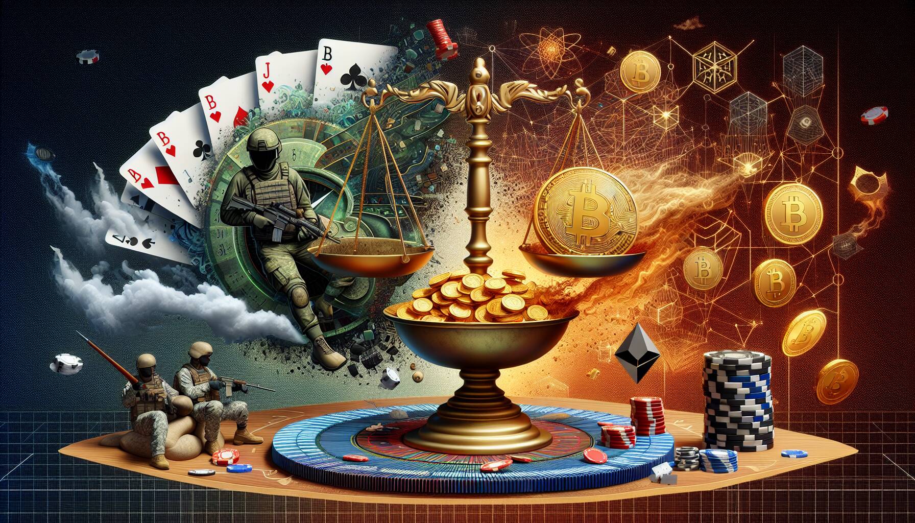 Betting controversy and military ethics in cryptocurrency