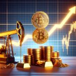 Bitcoin and gold rise as oil prices fall and market volatility decreases