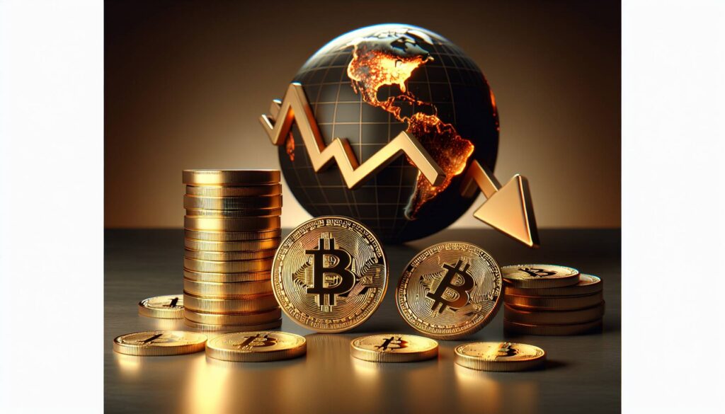 Bitcoin experiences modest decline amid geopolitical unrest