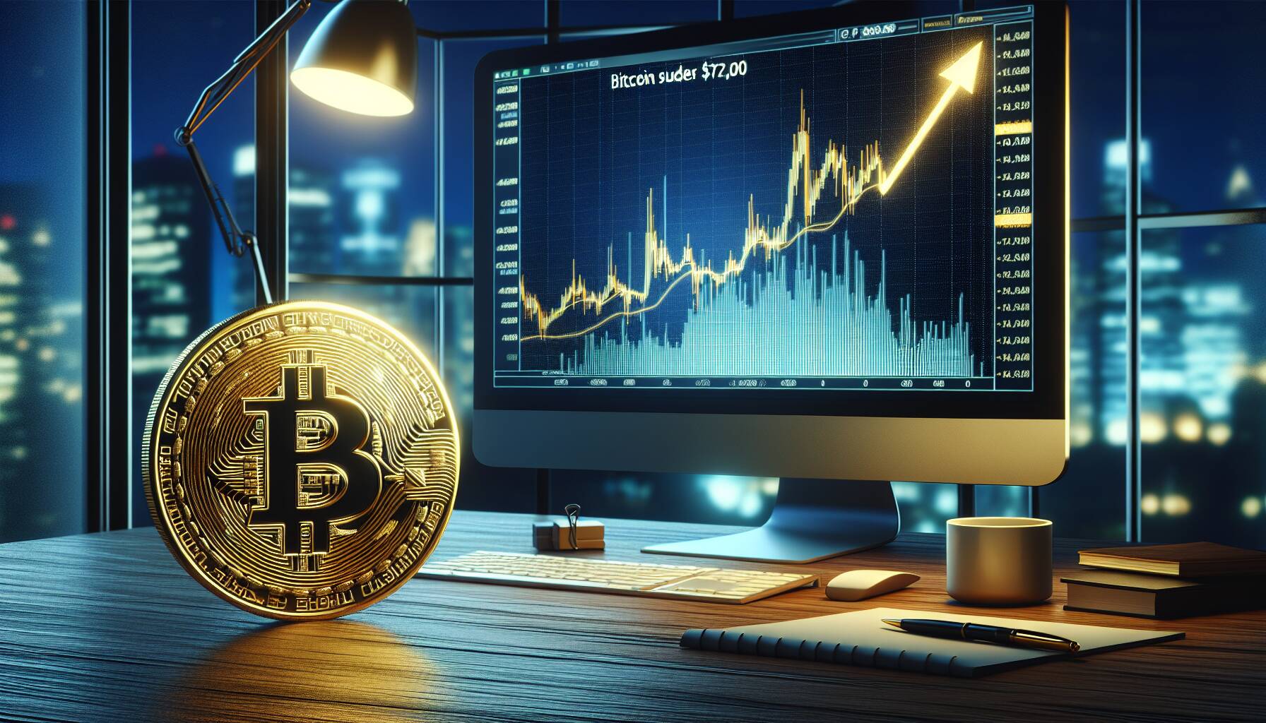 Bitcoin soars past $72,000 as short sellers incur massive losses